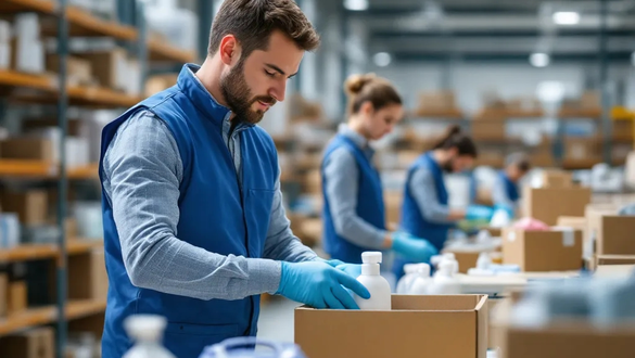 Pracownik działu Co-Packing Tiel