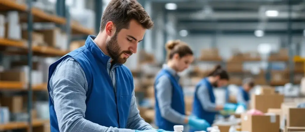 Pracownik działu Co-Packing Tiel